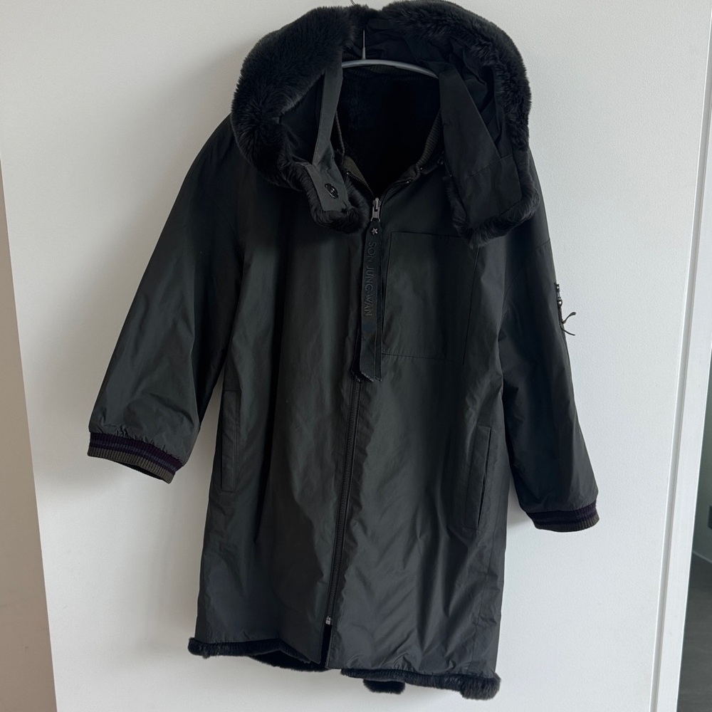 Son Jung Wan reversible fur jacket